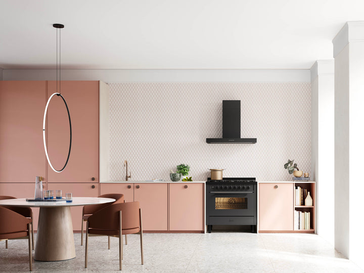 Komfur - Pro Line - 90 cm - 6 gasbrændere, stort ovnrum & skuffe - Grafit Mat