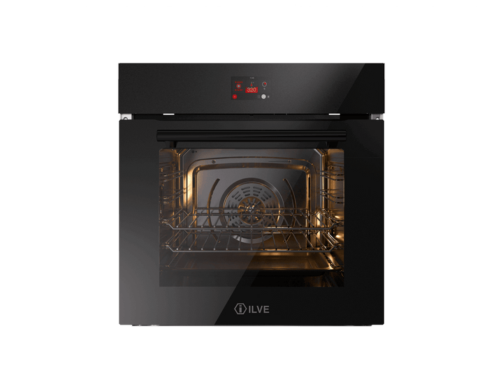 ILVE Professional Plus Sort Glas Multifunktions Indbygningsovn 60 cm - Pyrolyse
