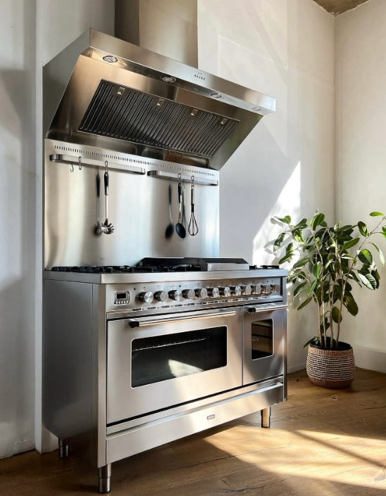 Kjøkkenhette - Professional Plus - 120 cm - Rustfritt stål, Veggmontert