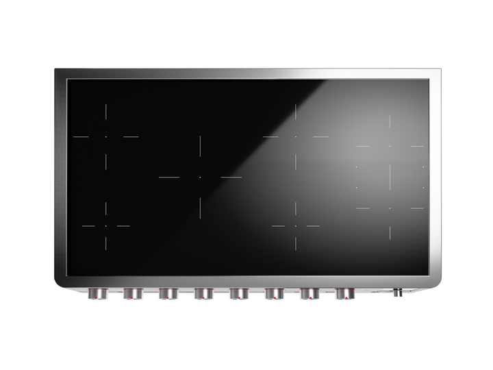 ILVE Panoramagic 120 cm komfyr med 2 ovner, gass og induksjon, 97 liter multifunksjonsovn, 43 liter statisk ovn, Varmeboks 30-80°C 