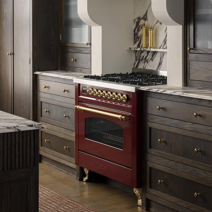 Komfur - Nostalgie - 90 cm - Gaskomfur/Induktion