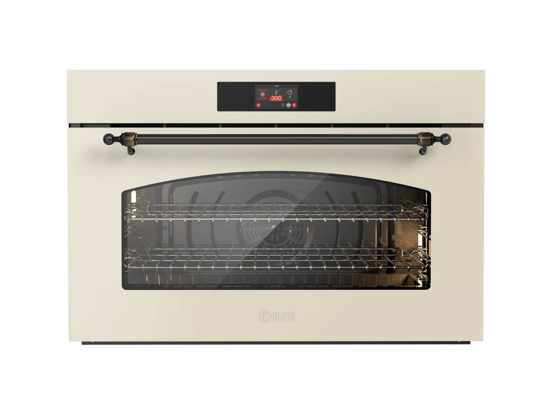 ILVE Nostalgie 90 cm multifunktionsovn Maxi, 300° C - Hydrolyse