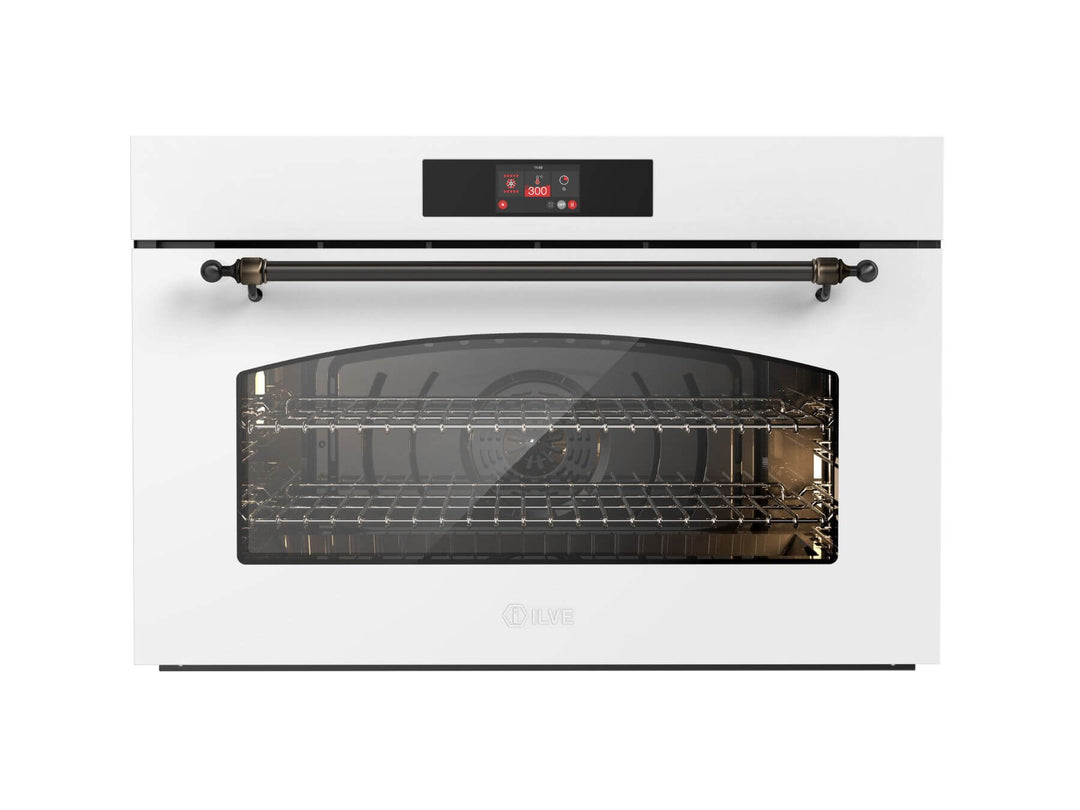 ILVE Nostalgie 90 cm multifunktionsovn Maxi, 300° C - Hydrolyse