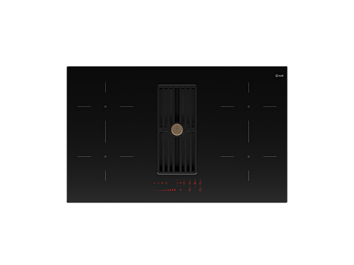 ILVE 83 cm innebygget induksjonstopp med 4 soner og integrert hette