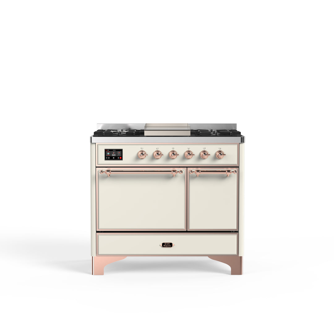 Komfur - Majestic - 100 cm - Gaskomfur/Induktion, 2 ovne