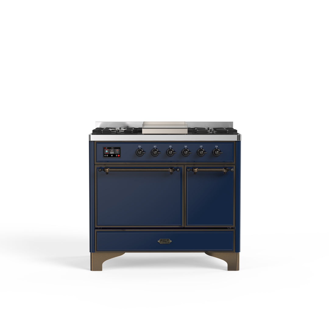 Komfur - Majestic - 100 cm - Gaskomfur/Induktion, 2 ovne