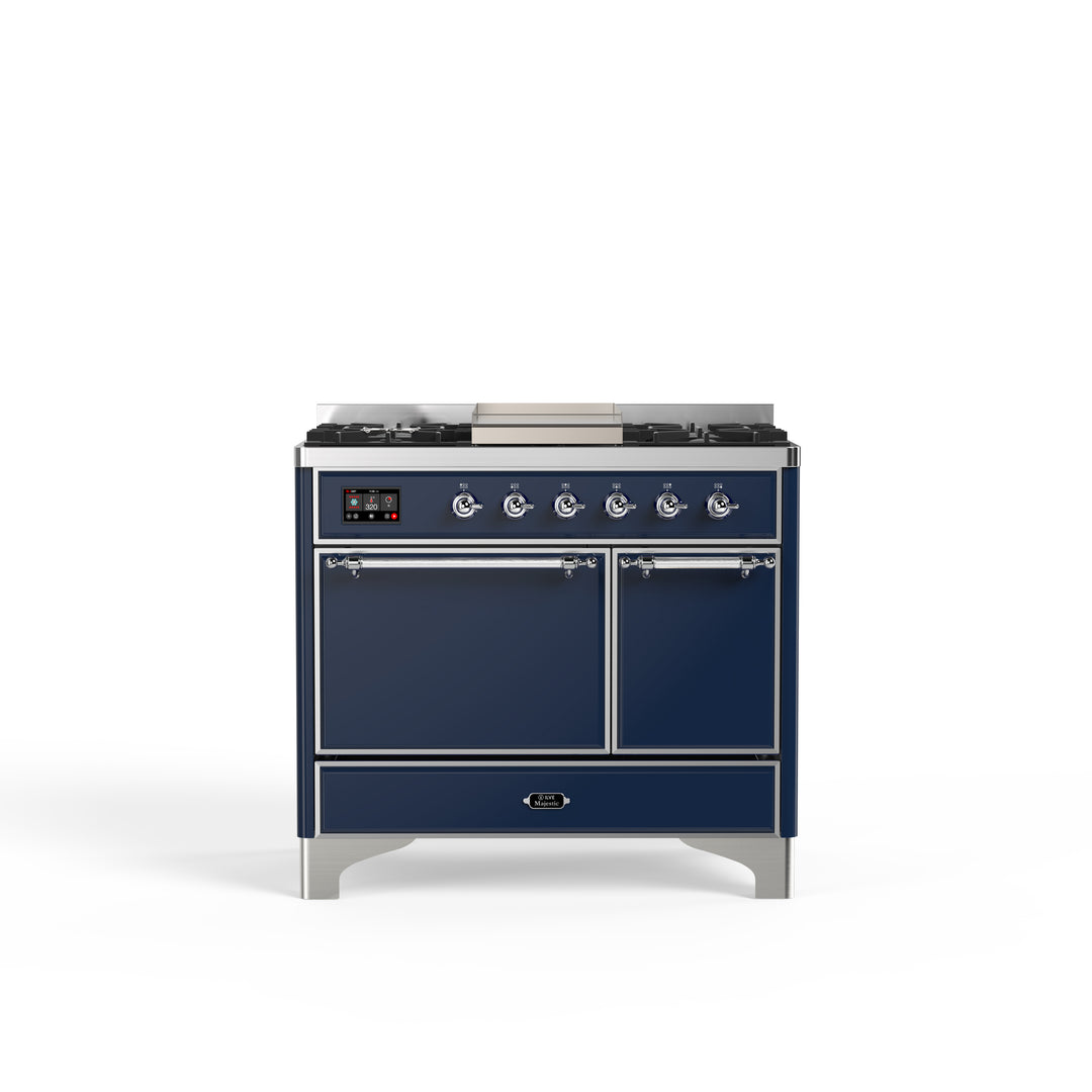 Komfur - Majestic - 100 cm - Gaskomfur/Induktion, 2 ovne