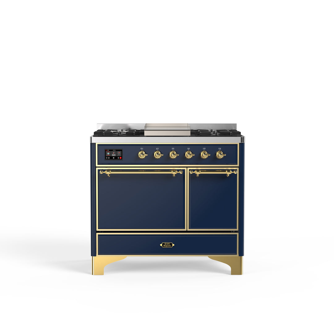 Komfur - Majestic - 100 cm - Gaskomfur/Induktion, 2 ovne