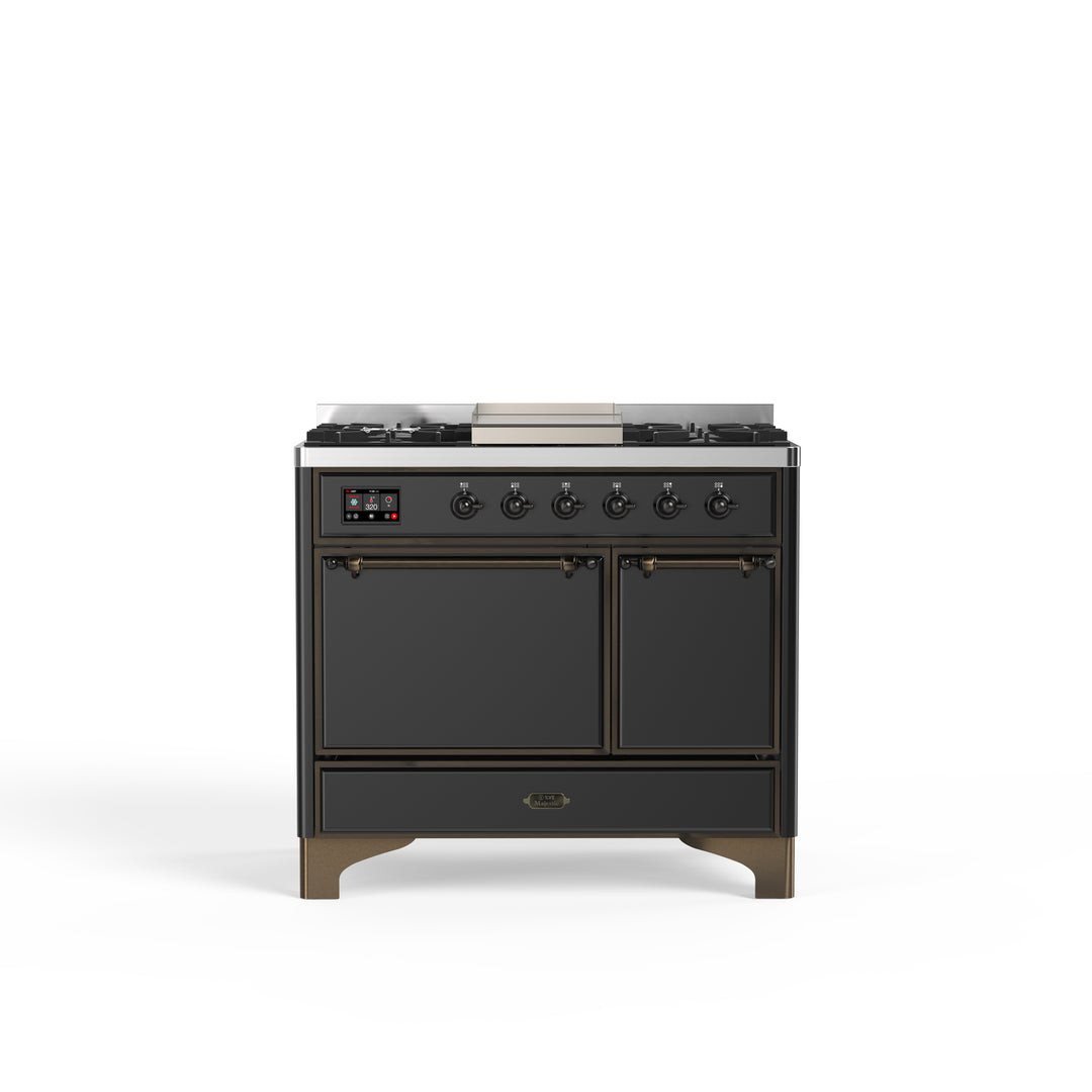 Komfur - Majestic - 100 cm - Gaskomfur/Induktion, 2 ovne