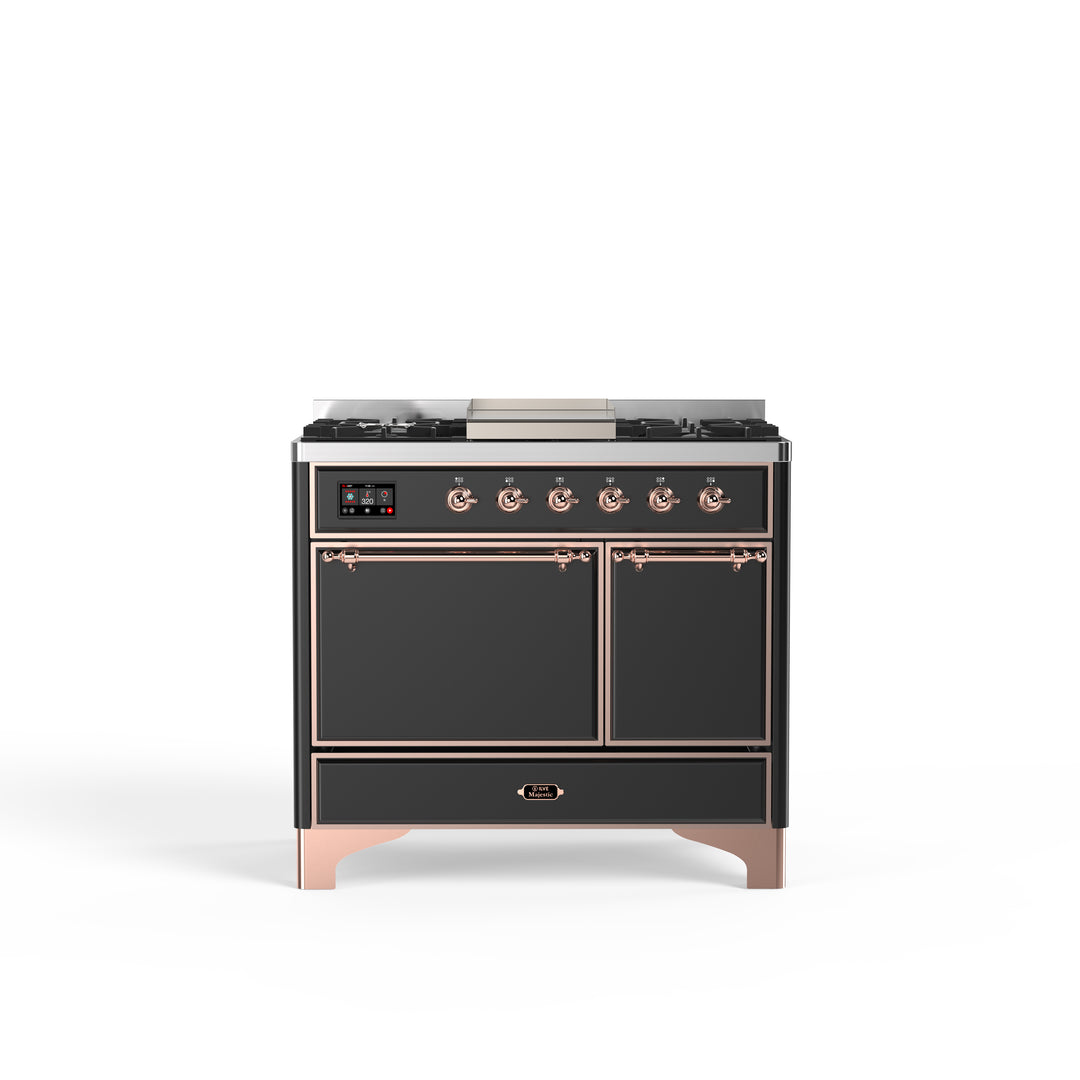 Komfur - Majestic - 100 cm - Gaskomfur/Induktion, 2 ovne