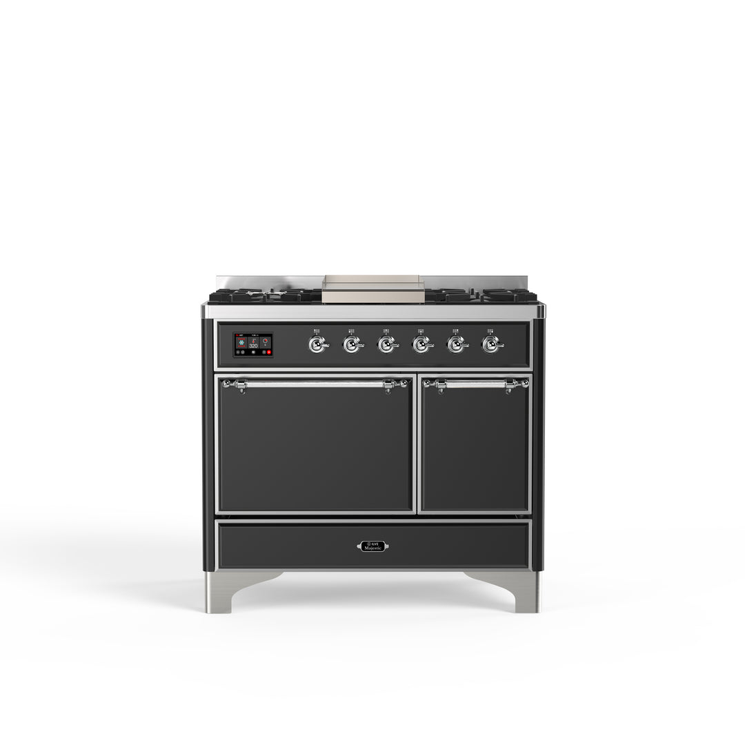 Komfur - Majestic - 100 cm - Gaskomfur/Induktion, 2 ovne