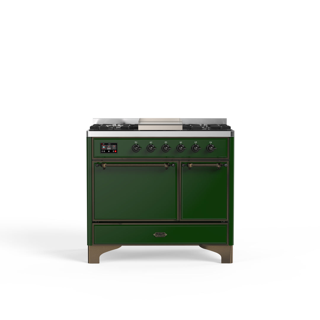 Komfur - Majestic - 100 cm - Gaskomfur/Induktion, 2 ovne