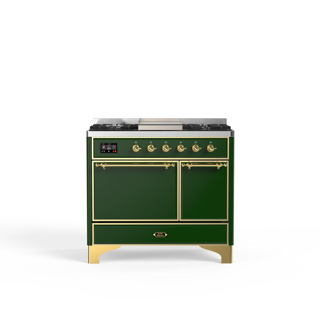 Komfur - Majestic - 100 cm - Gaskomfur/Induktion, 2 ovne