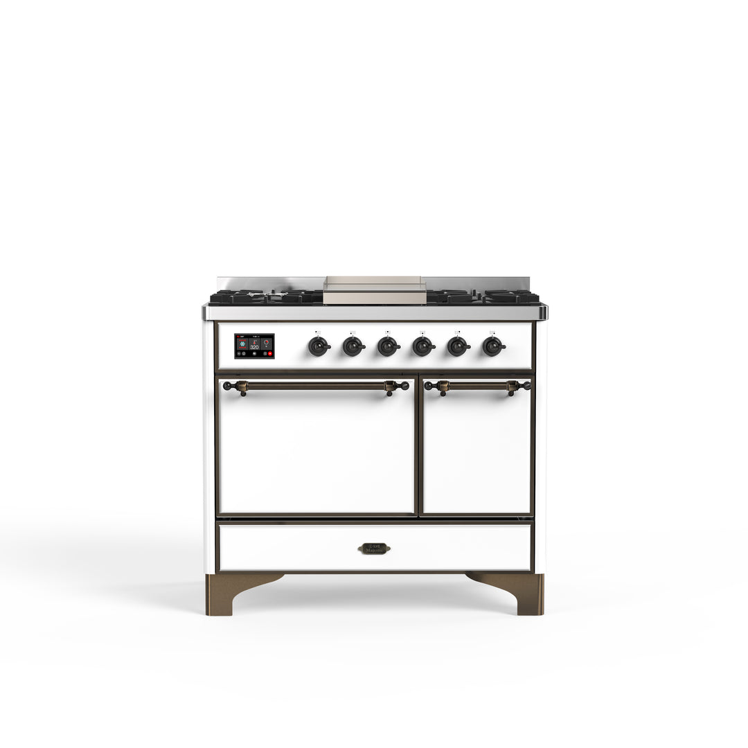 Komfur - Majestic - 100 cm - Gaskomfur/Induktion, 2 ovne