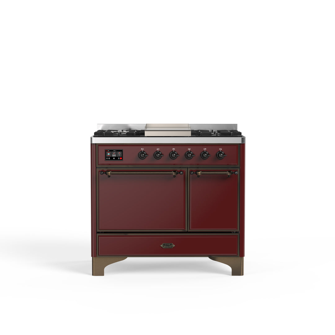 Komfur - Majestic - 100 cm - Gaskomfur/Induktion, 2 ovne