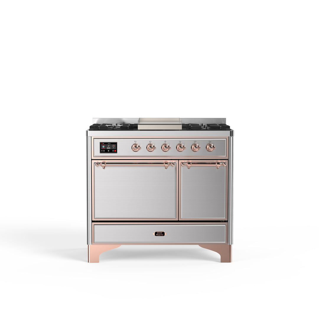Komfur - Majestic - 100 cm - Gaskomfur/Induktion, 2 ovne