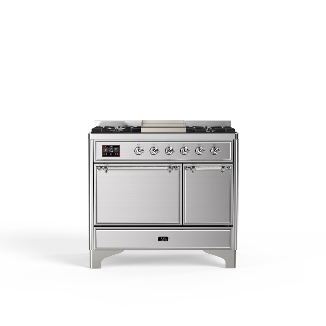 Komfur - Majestic - 100 cm - Gaskomfur/Induktion, 2 ovne