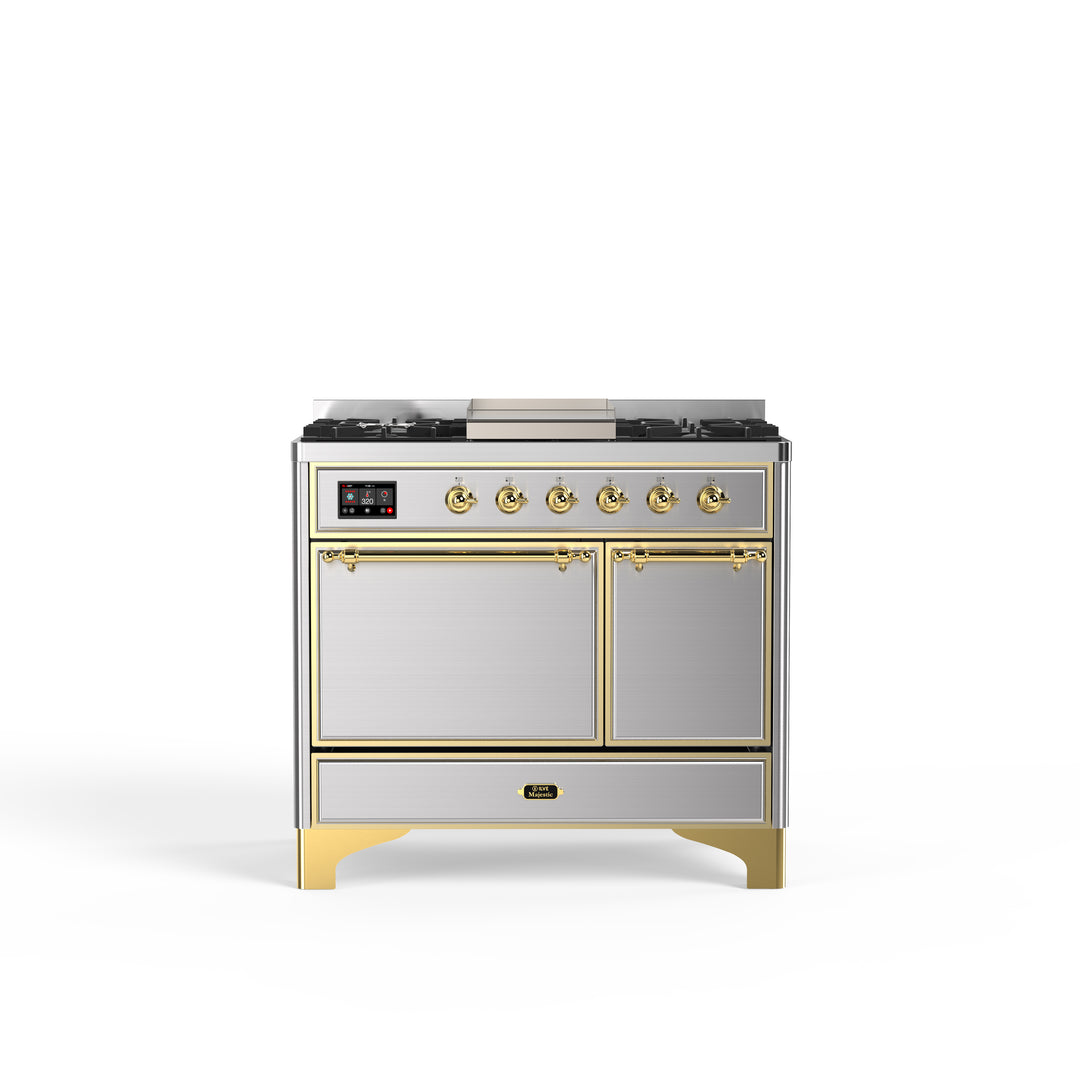 Komfur - Majestic - 100 cm - Gaskomfur/Induktion, 2 ovne