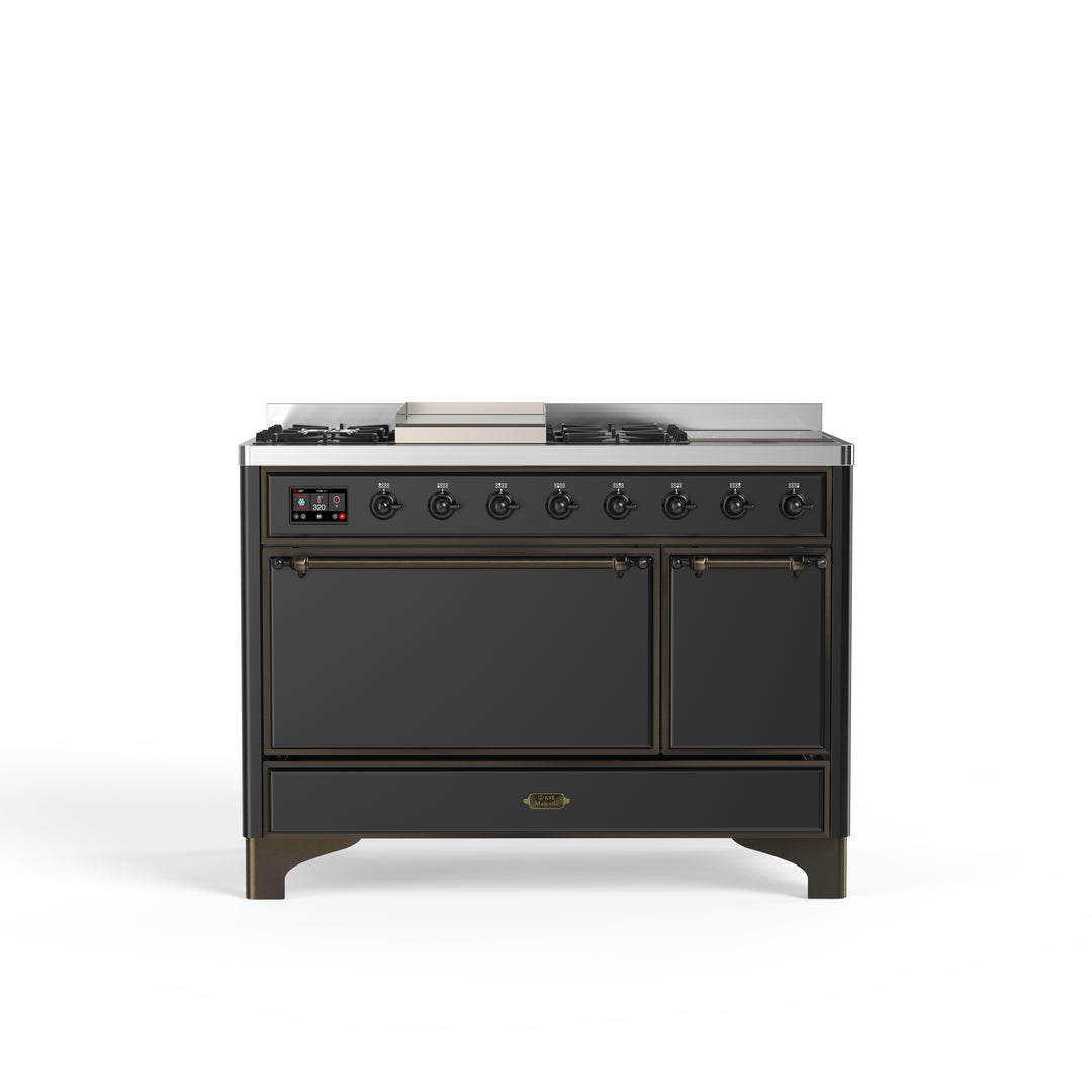 Komfur - Majestic - 120 cm - Gaskomfur/Induktion, 2 ovne