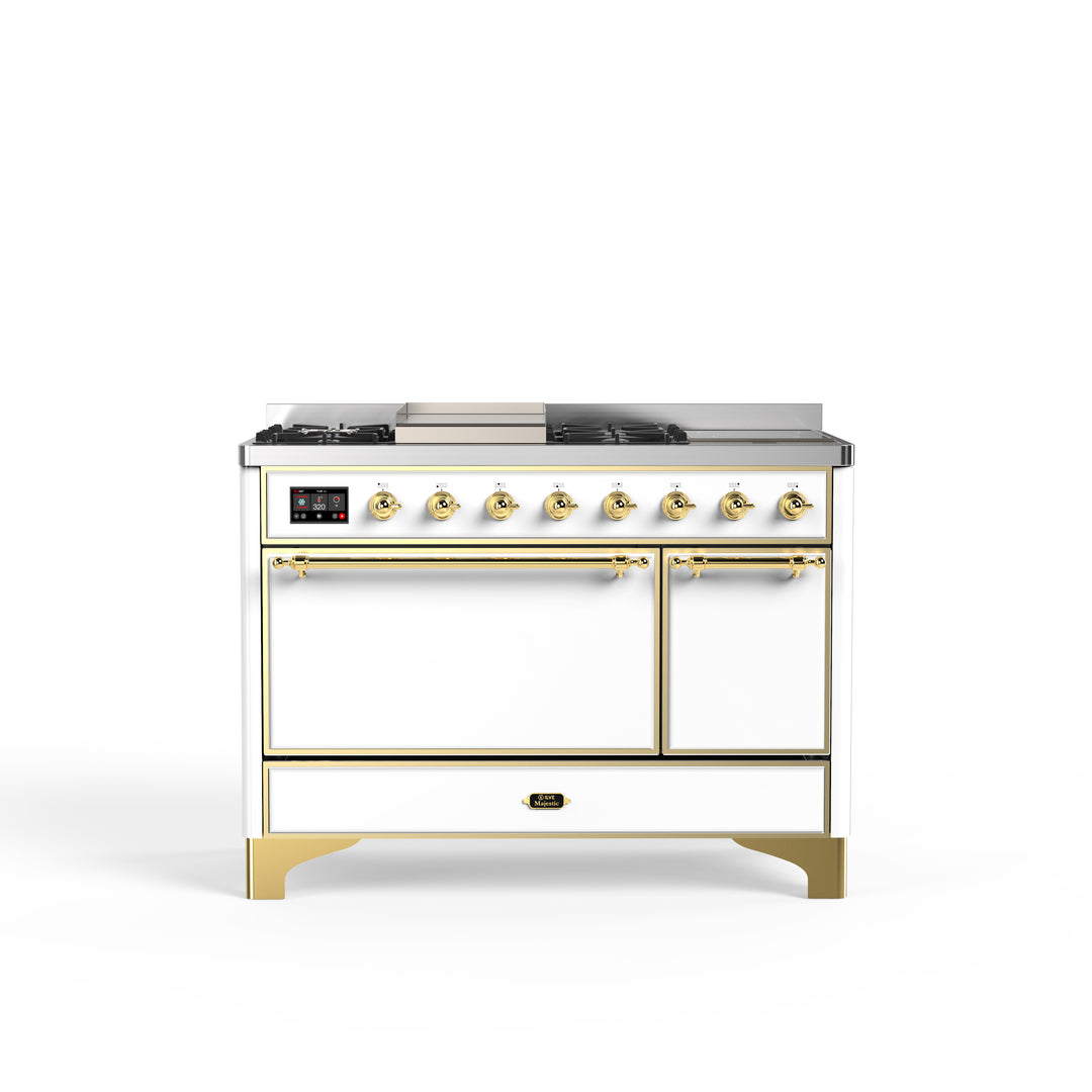 Komfur - Majestic - 120 cm - Gaskomfur/Induktion, 2 ovne