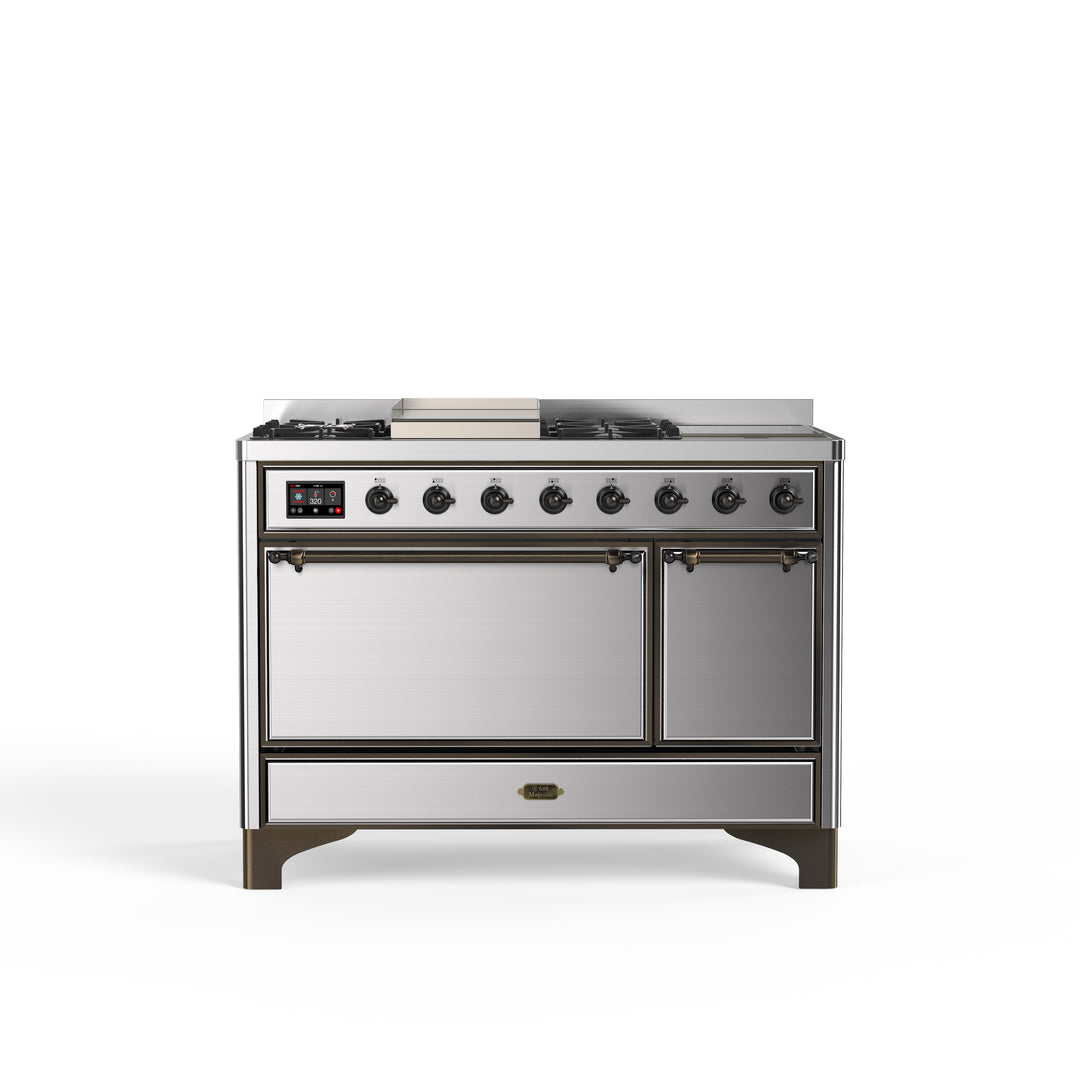 Komfur - Majestic - 120 cm - Gaskomfur/Induktion, 2 ovne