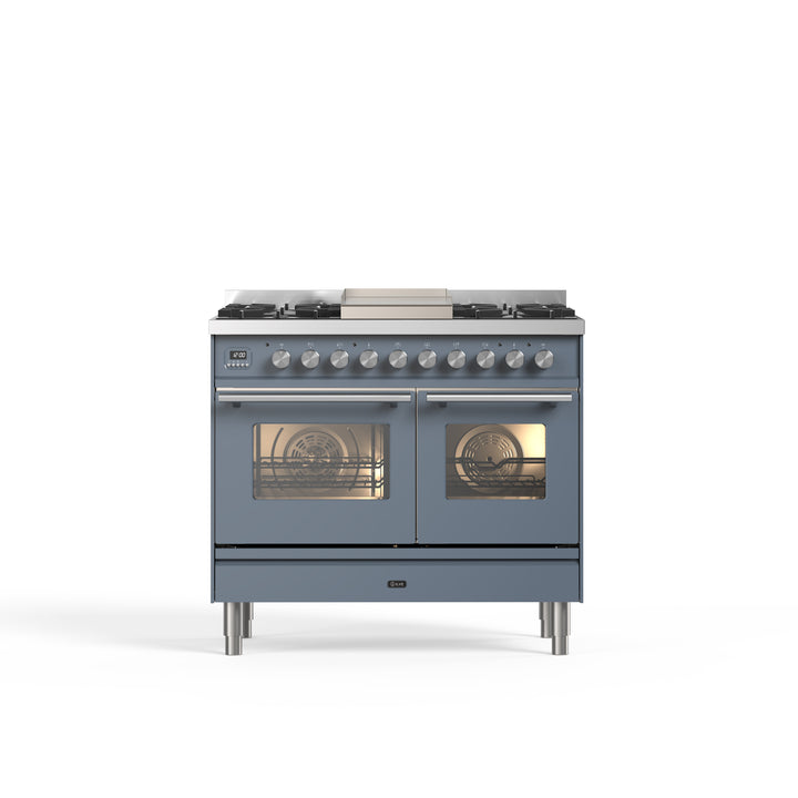 Komfur - Professional Plus - 100 cm - Gaskomfur/Induktion, 2 ovne