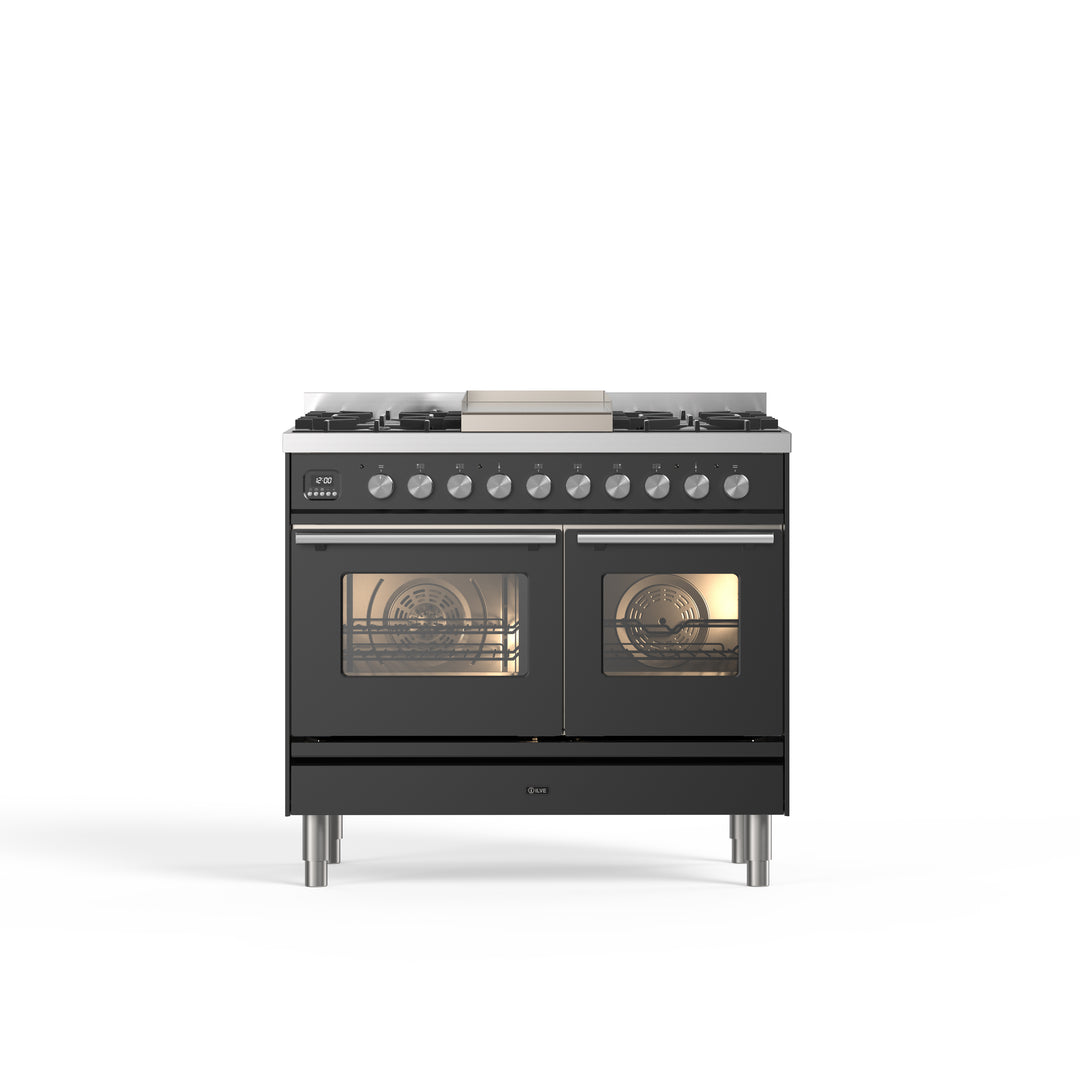 Komfur - Professional Plus - 100 cm - Gaskomfur/Induktion, 2 ovne