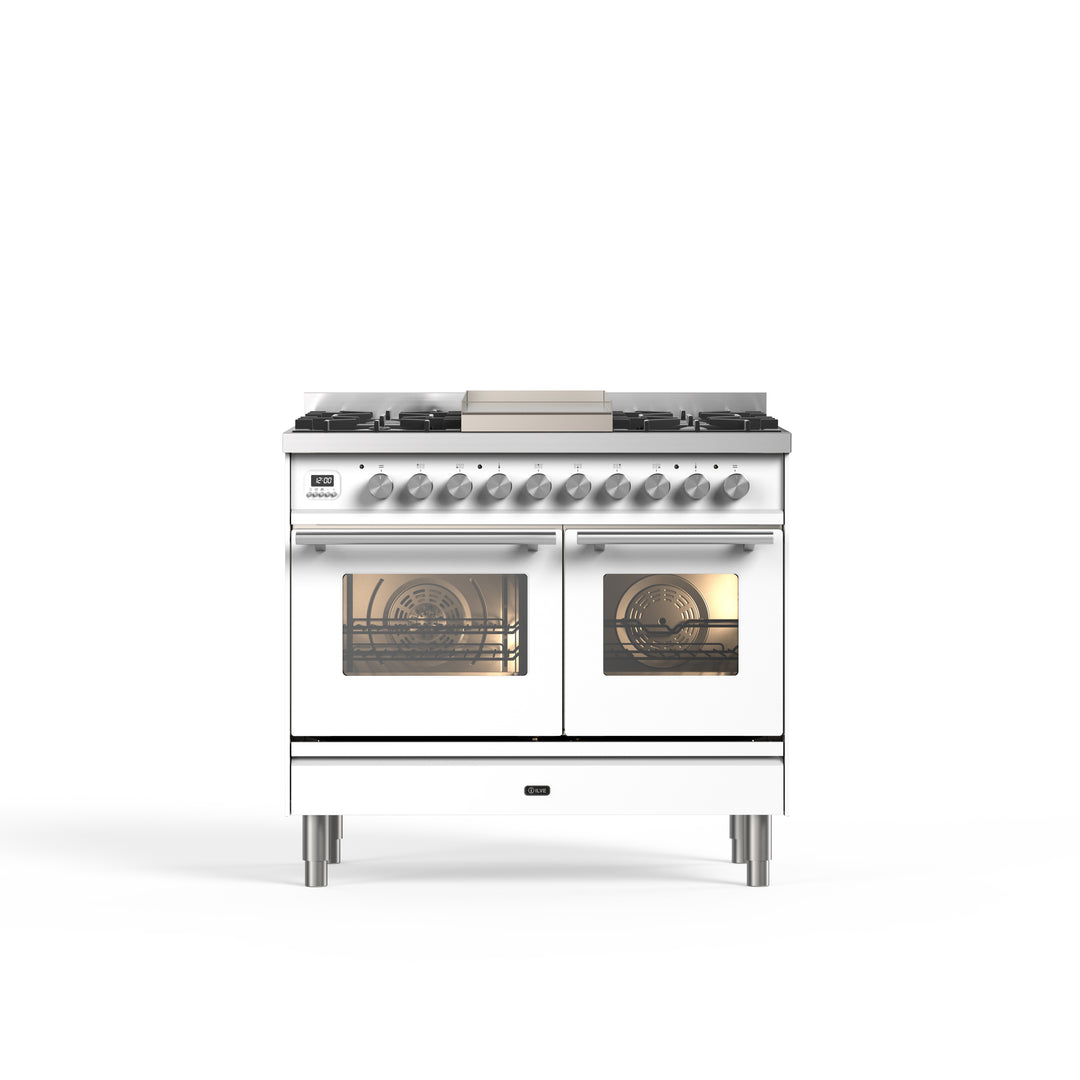 Komfur - Professional Plus - 100 cm - Gaskomfur/Induktion, 2 ovne