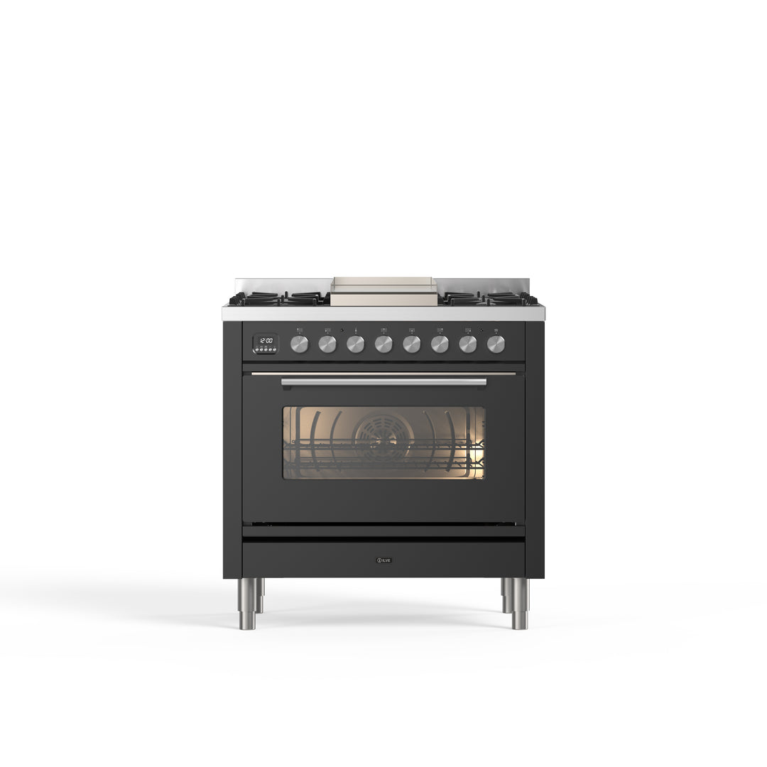 Komfur - Professional Plus - 90 cm - Gaskomfur/Induktion