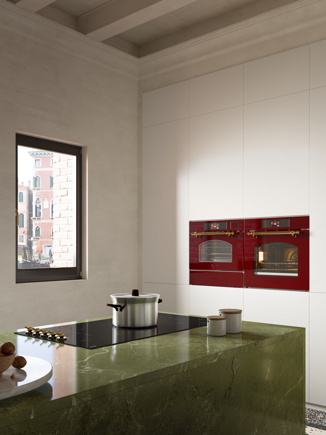 ILVE Nostalgie 90 cm indbygget induktionskogeplade med 5 zoner i glaskeramik